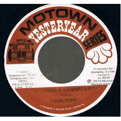 Four Tops If I Were A Carpenter / I'm In A Different World USED VINYL 7INCH 45 RPM
