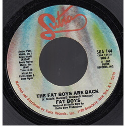 Fat Boys The Fat Boys Are Back VINYL 7" USED
