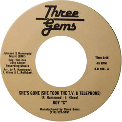Roy C. Hammond She's Gone (She Took The T.V. & Telephone) USED VINYL 7INCH 45 RPM SINGLE