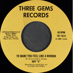 Roy C. Hammond To Make You Feel Like A Woman USED VINYL 7INCH 45 RPM