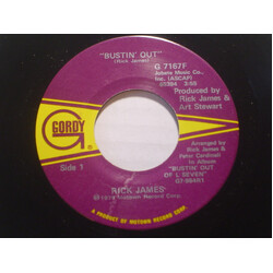 Rick James Bustin Out / Sexy Lady USED VINYL 7INCH 45 RPM SINGLE