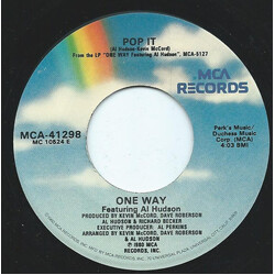 One Way / Al Hudson Pop It USED VINYL 7INCH 45 RPM SINGLE