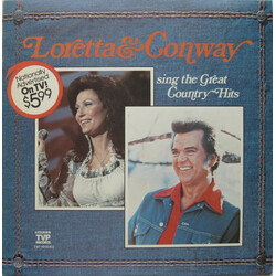 Conway Twitty & Loretta Lynn Sing The Great Country Hits Vinyl LP USED