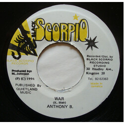 Anthony B / Mafia & Fluxy War / Version Cas Cas USED VINYL 7INCH 45 RPM