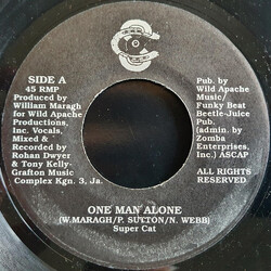 Super Cat (2) One Man Alone USED VINYL 7INCH 45 RPM