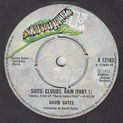 David Gates Suite: Clouds, Rain (Part 1) Vinyl 7" USED