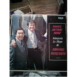 Marco Antonio Muñiz Interpreta Lo Mejor De Armando Manzanero Vinyl LP USED