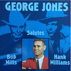 George Jones (2) George Jones Salutes Hank Williams And Bob Wills Vinyl LP USED