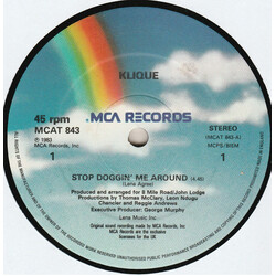 Klique Stop Doggin' Me Around Vinyl 12" USED