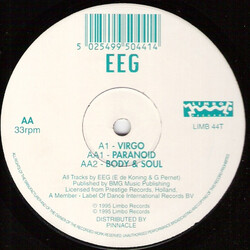 E.E.G. Virgo / Paranoid / Body & Soul VINYL 12" USED