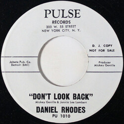 Daniel Rhodes (2) Don't Look Back USED VINYL 7INCH 45 RPM SINGLE PROMO