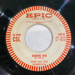 Don Robertson (2) / Lou Dinning Hummin Bird / Saturday Night USED VINYL 7INCH 45 RPM
