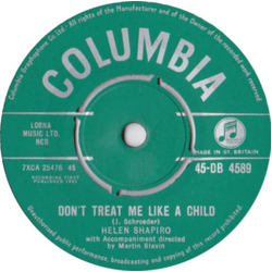 Helen Shapiro Don't Treat Me Like A Child Vinyl 7" USED