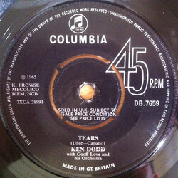 Ken Dodd / Geoff Love & His Orchestra Tears USED VINYL 7INCH 45 RPM SINGLE