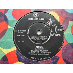 Frankie Vaughan Mame Vinyl 7" USED