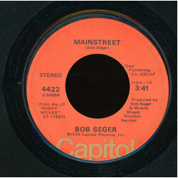 Bob Seger Mainstreet USED VINYL 7INCH 45 RPM SINGLE