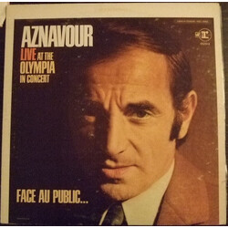 Charles Aznavour Live - At The Olympia In Concert Vinyl LP USED