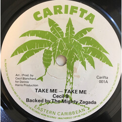 Cecil B / Zagada Take Me - Take Me / The Zagada Feeling USED VINYL 7INCH 45 RPM SINGLE