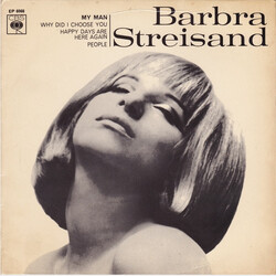 Barbra Streisand My Man USED VINYL 7INCH EP 45 RPM