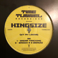DJ Kingsize Get My Loving USED VINYL 12INCH 45 RPM SINGLE STEREO