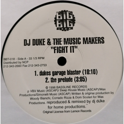 DJ Duke / The Music Makers (8) Fight It Vinyl 12" USED