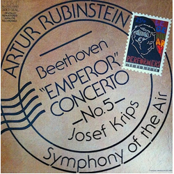 Ludwig van Beethoven / Arthur Rubinstein / Symphony Of The Air / Josef Krips Concerto No. 5 (Emperor) Vinyl LP USED