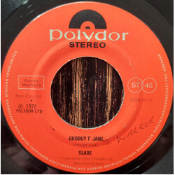 Slade Gudbuy T' Jane USED VINYL 7INCH SINGLE