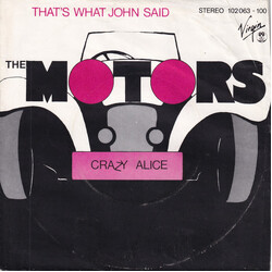 The Motors That's What John Said USED VINYL 7INCH SINGLE 45 RPM
