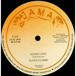 Lloyd Clarke / Norman T. Washington Young Love / Set Me Free USED VINYL 12INCH 45 RPM SINGLE