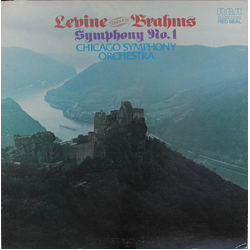 James Levine (2) / Johannes Brahms / Chicago Symphony Orchestra Symphony No. 1 Vinyl LP USED