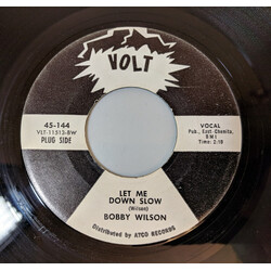 Bobby Wilson Feels Good / Let Me Down Slow USED VINYL 7INCH 45 RPM SINGLE PROMO