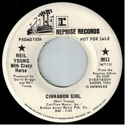 Neil Young / Crazy Horse Cinnamon Girl USED VINYL 7INCH 45 RPM SINGLE PROMO MONO