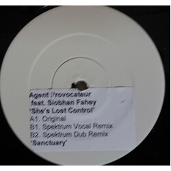 Agent Provocateur (2) / Siobhan Fahey She's Lost Control USED VINYL 12INCH WHITE LABEL