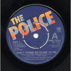 The Police Don't Stand So Close To Me USED VINYL 7INCH 45 RPM SINGLE
