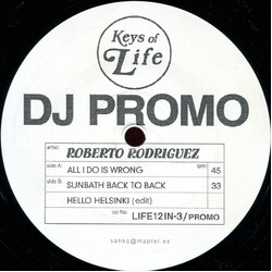 Roberto Rodriguez All I Do Is Wrong USED VINYL 12INCH PROMO