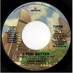 Love Craft (2) I Feel Better USED VINYL 7INCH 45 RPM