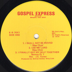Rev. J.E. Turner Rev. J.E. Turner Vinyl LP USED