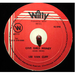 Lee Van Cleef (2) Give Girls Money / Get Up Stand Up USED VINYL 12INCH 45 RPM
