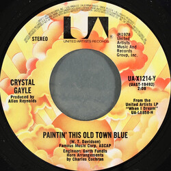 Crystal Gayle Talking In Your Sleep USED VINYL 7INCH 45 RPM STYRENE STEREO