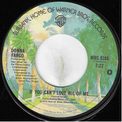 Donna Fargo If You Can't Love All Of Me / Mr. Doodles USED VINYL 7INCH 45 RPM