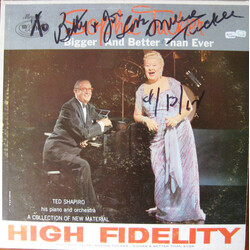 Sophie Tucker Bigger And Better Than Ever Vinyl LP USED