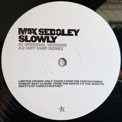 Max Sedgley Slowly USED VINYL 12INCH PROMO