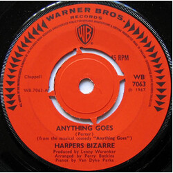 Harpers Bizarre Anything Goes USED VINYL 7INCH 45 RPM SINGLE