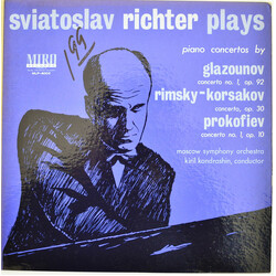 Sviatoslav Richter / Alexander Glazunov / Nikolai Rimsky-Korsakov / Sergei Prokofiev / Kiril Kondrashin / Moscow Philharmonic Orchestra Sviatoslav Ric