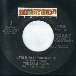 The Grass Roots Love Is What You Make It USED VINYL 7INCH SINGLE