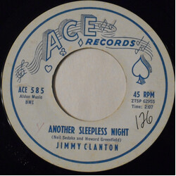 Jimmy Clanton Another Sleepless Night / I'm Gonna Try USED VINYL 7INCH 45 RPM SINGLE