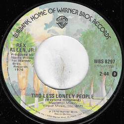 Rex Allen Jr. Two Less Lonely People / I Gotta Remember To Forget You USED VINYL 7INCH 45 RPM SINGLE