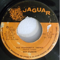 Ken Parker Say Wonderful Things Vinyl 7" USED