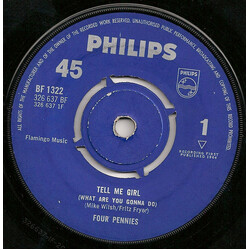 The Four Pennies Tell Me Girl (What Are You Gonna Do) USED VINYL 7INCH 45 RPM SINGLE