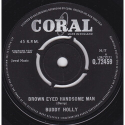 Buddy Holly Brown Eyed Handsome Man USED VINYL 7INCH 45 RPM SINGLE REPRESS